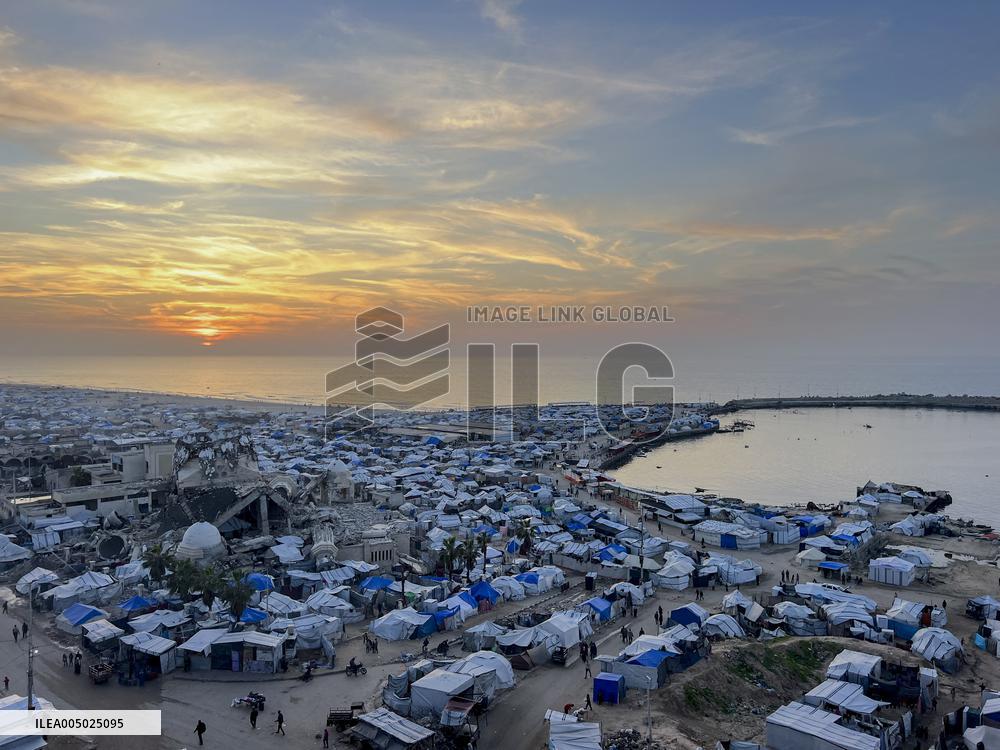 Gaza Seaport Sunset