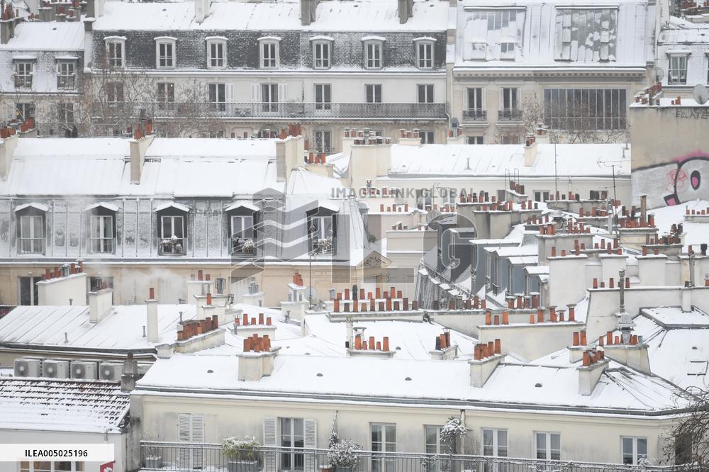 Paris Under the Snow