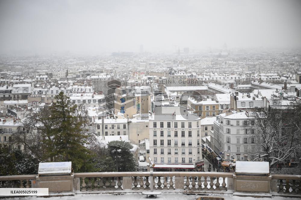 Paris Under the Snow