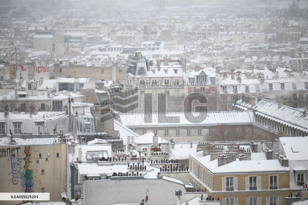Paris Under the Snow
