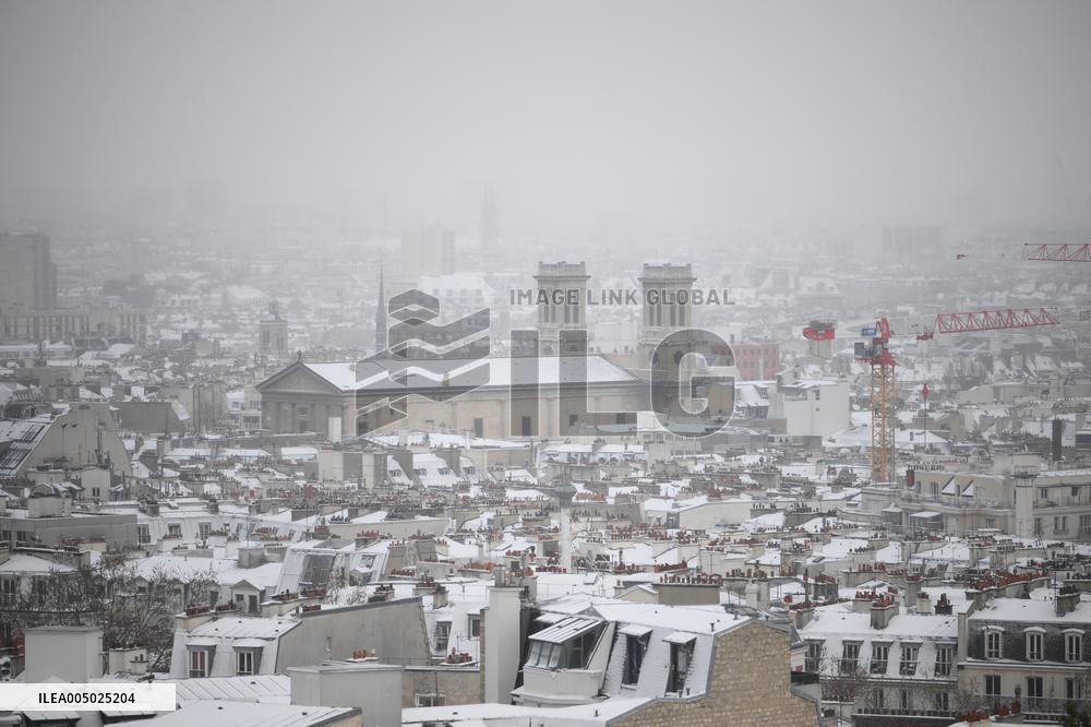 Paris Under the Snow