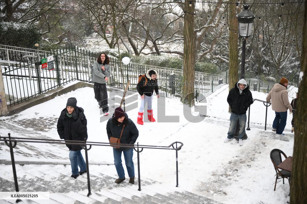 Paris Under the Snow