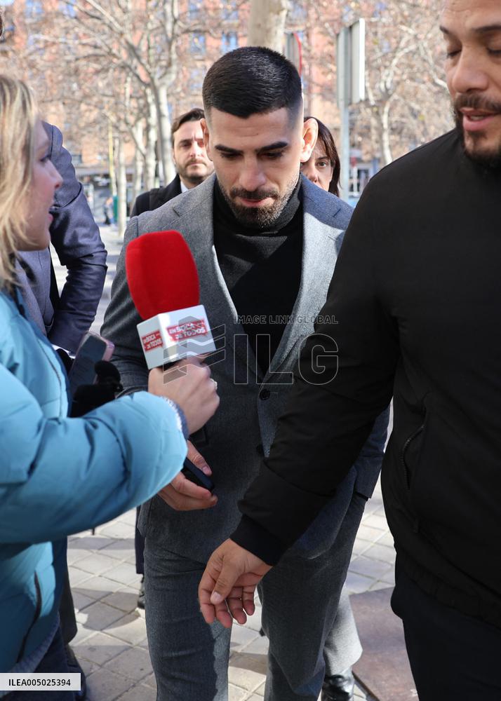 Ilia Topuria and His Ex-Wife in Court - Mostoles, Spain
