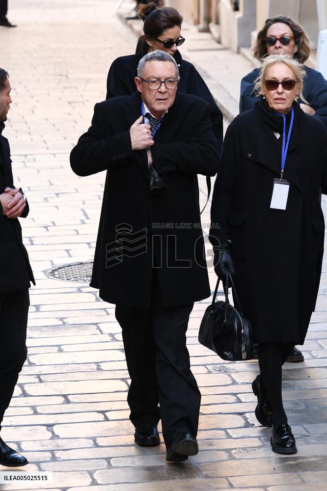 Nicolas Charrier And Family At Brigitte Bardot Funeral - Saint-Tropez