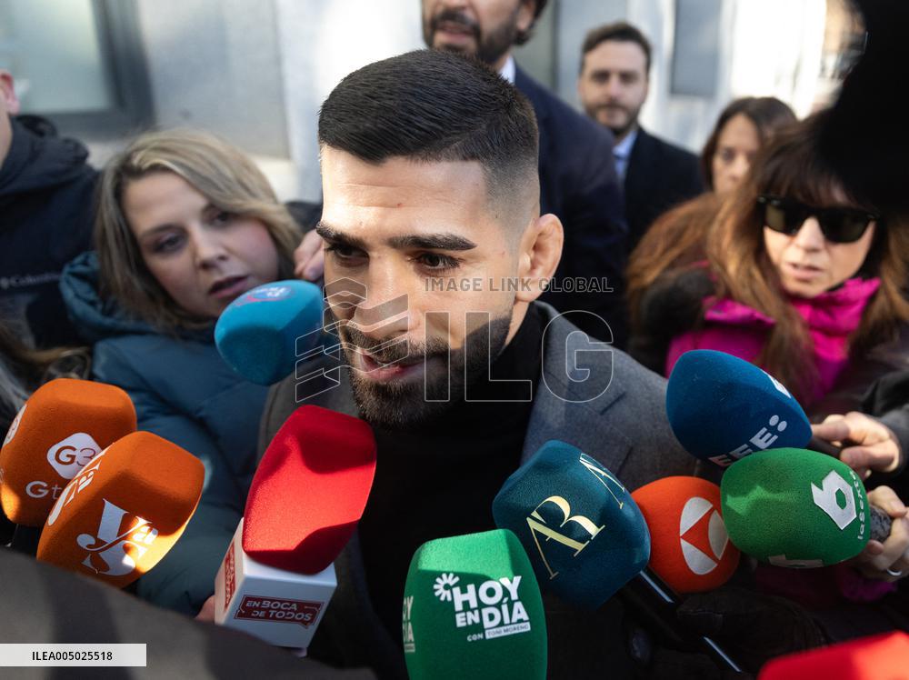 Ilia Topuria and His Ex-Wife in Court - Spain