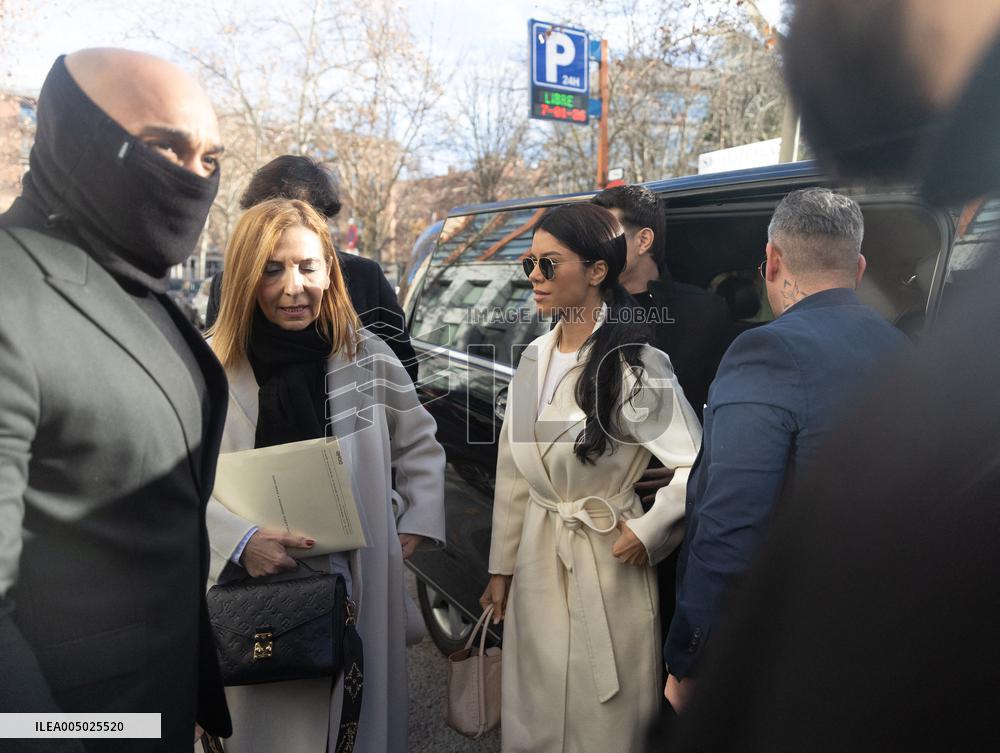 Ilia Topuria and His Ex-Wife in Court - Spain