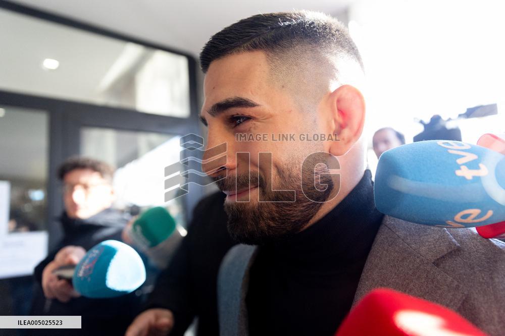 Ilia Topuria and His Ex-Wife in Court - Spain
