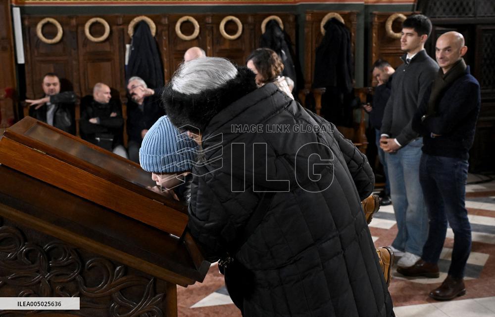 Serbian Orthodox Church Celebrates Christmas - Zagreb