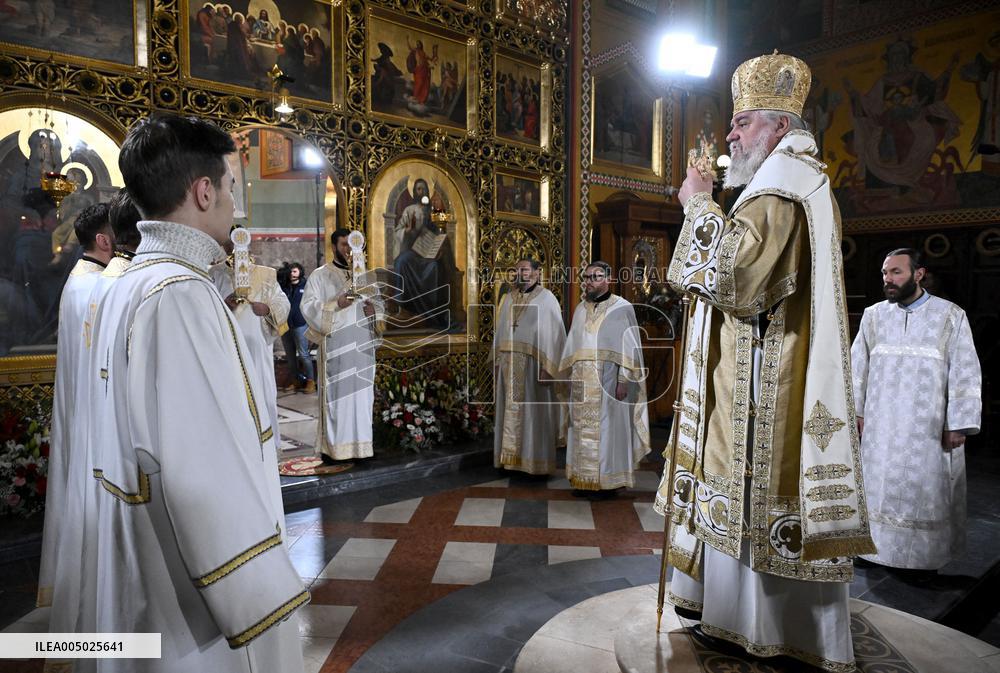 Serbian Orthodox Church Celebrates Christmas - Zagreb