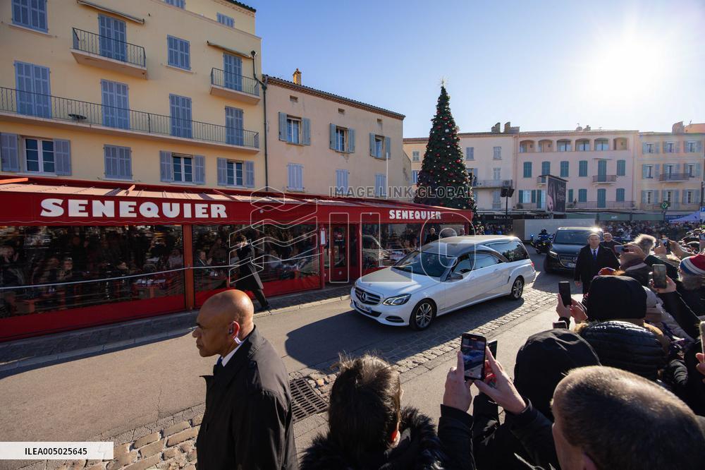 Brigitte Bardot Funeral - Saint-Tropez