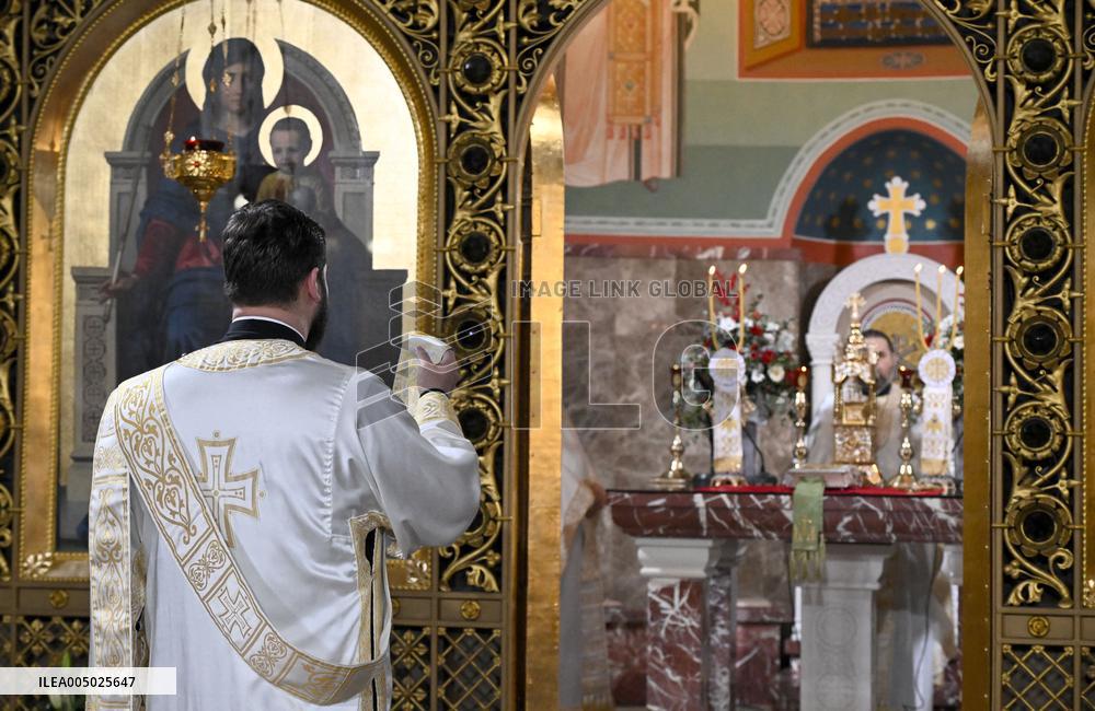 Serbian Orthodox Church Celebrates Christmas - Zagreb