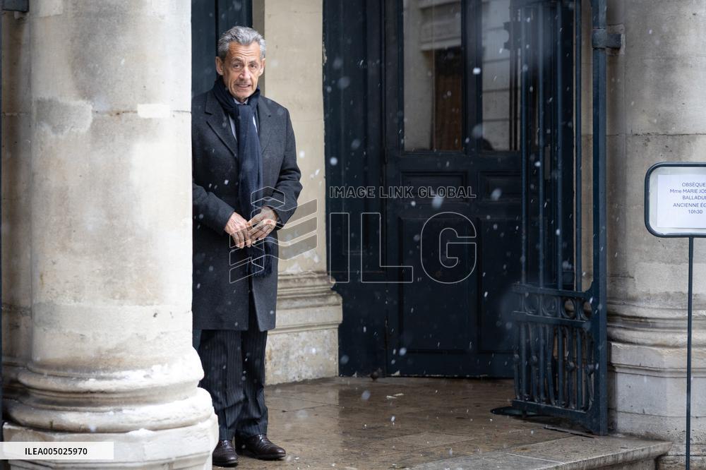 Marie-Josephe Balladur Funeral - Paris
