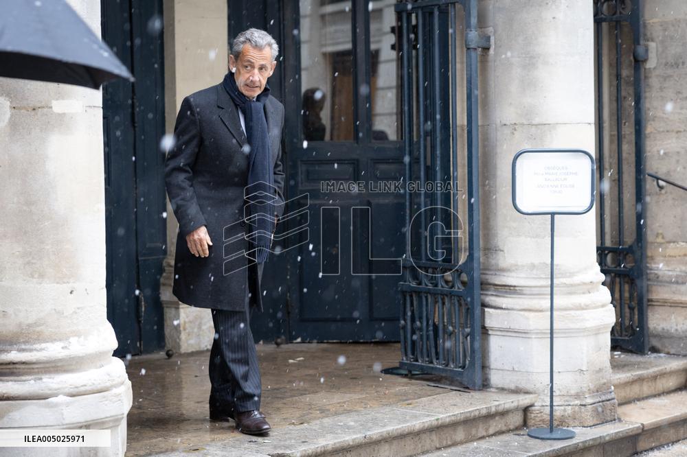 Marie-Josephe Balladur Funeral - Paris