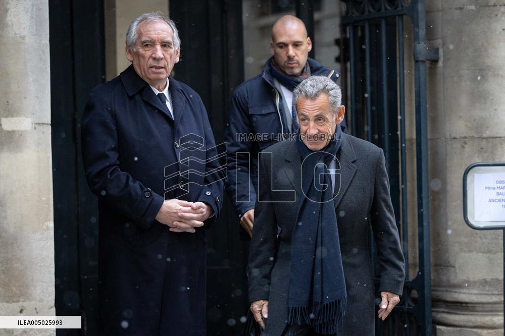 Marie-Josephe Balladur Funeral - Paris