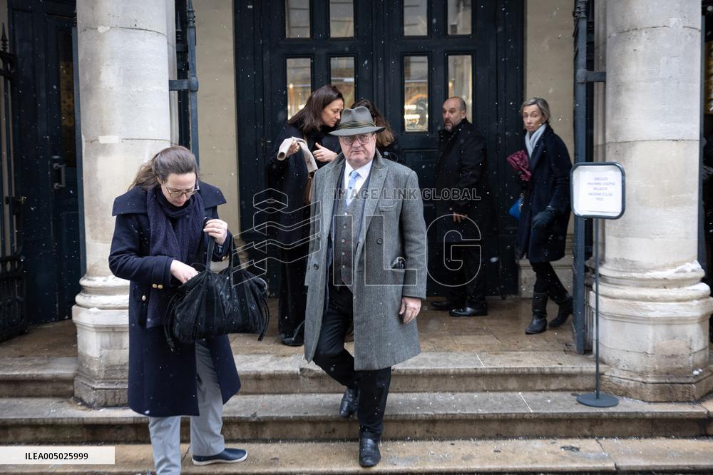 Marie-Josephe Balladur Funeral - Paris