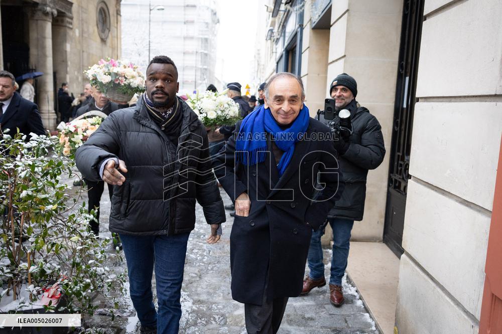 Marie-Josephe Balladur Funeral - Paris