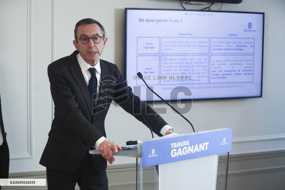 Bruno Retailleau Press Conference - Paris