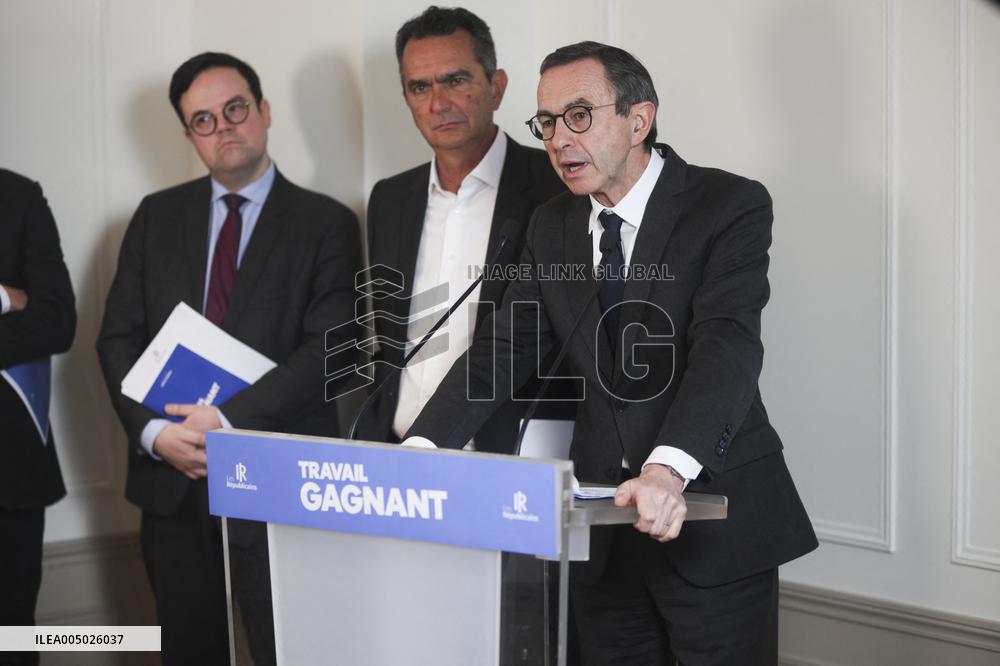 Bruno Retailleau Press Conference - Paris