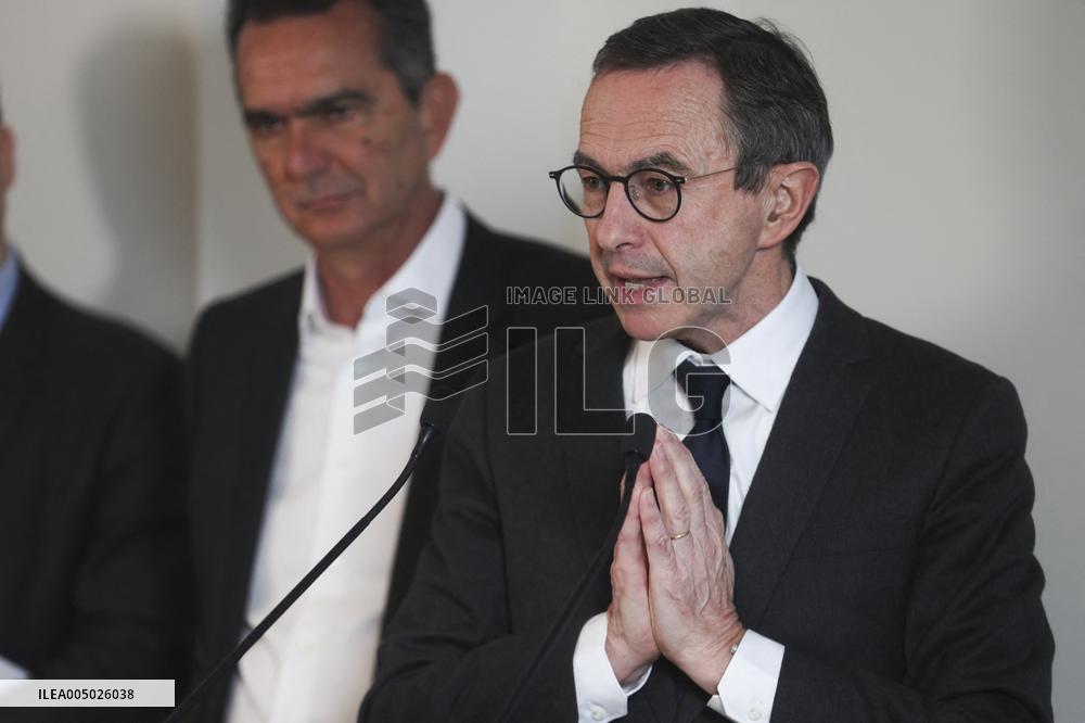 Bruno Retailleau Press Conference - Paris