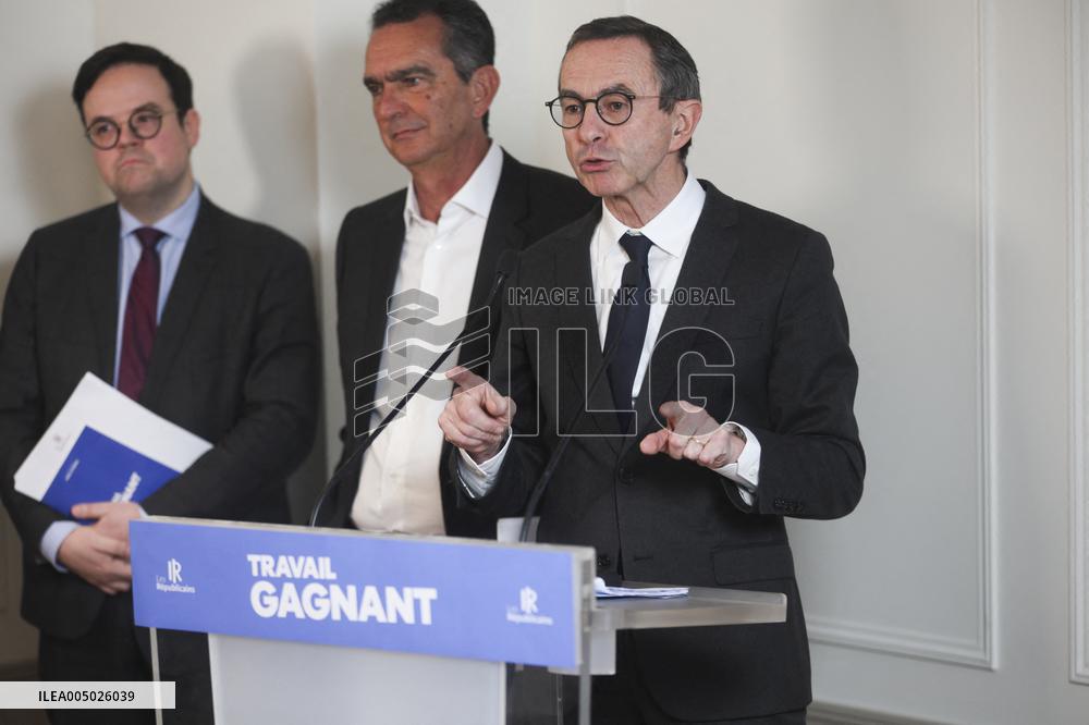 Bruno Retailleau Press Conference - Paris