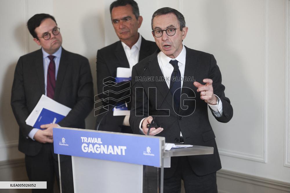 Bruno Retailleau Press Conference - Paris