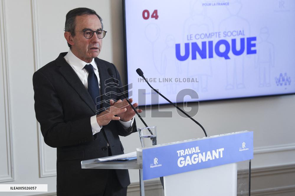 Bruno Retailleau Press Conference - Paris