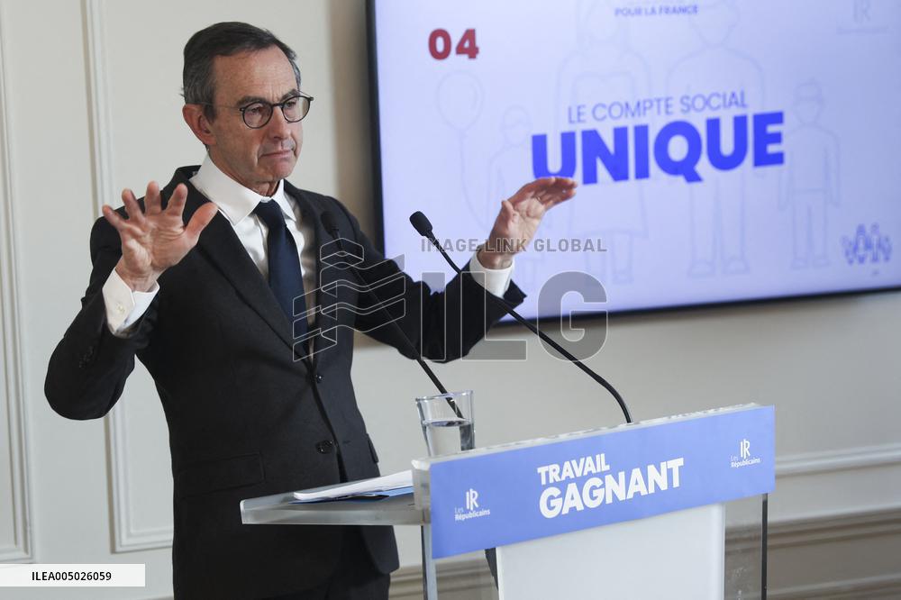 Bruno Retailleau Press Conference - Paris