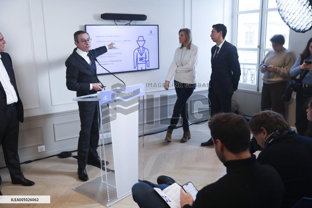 Bruno Retailleau Press Conference - Paris