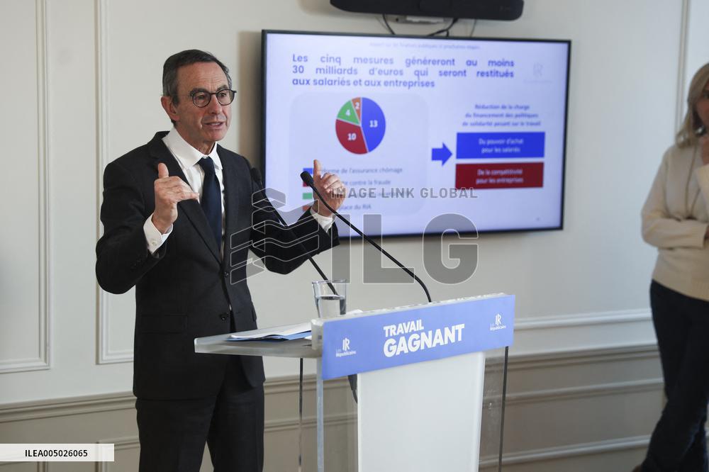 Bruno Retailleau Press Conference - Paris