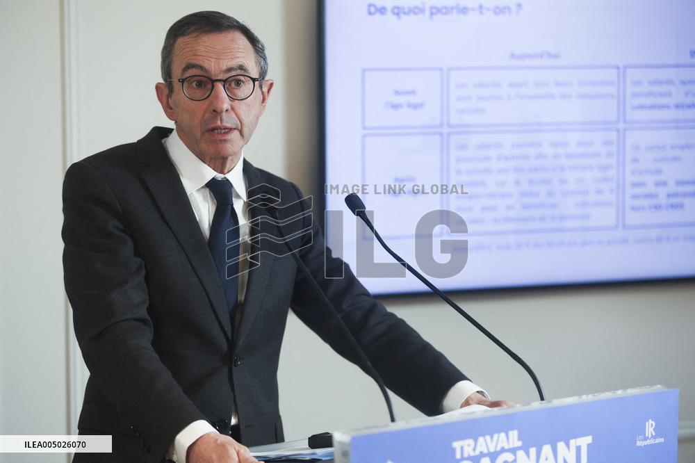 Bruno Retailleau Press Conference - Paris