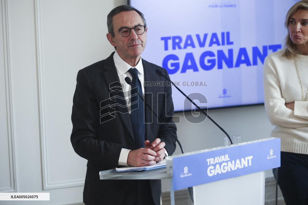 Bruno Retailleau Press Conference - Paris