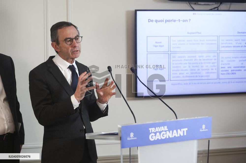 Bruno Retailleau Press Conference - Paris