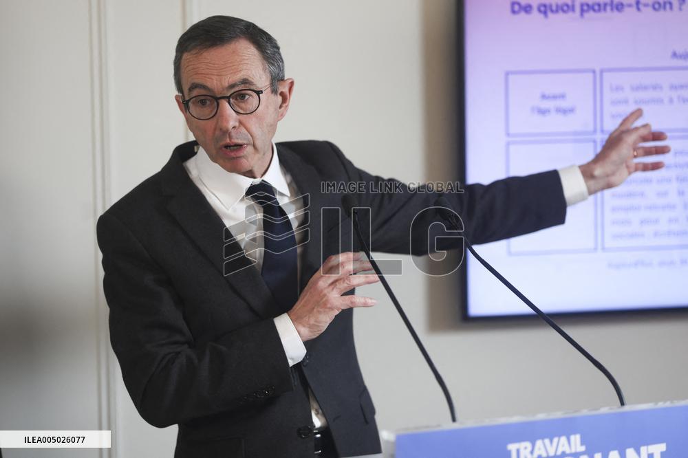 Bruno Retailleau Press Conference - Paris