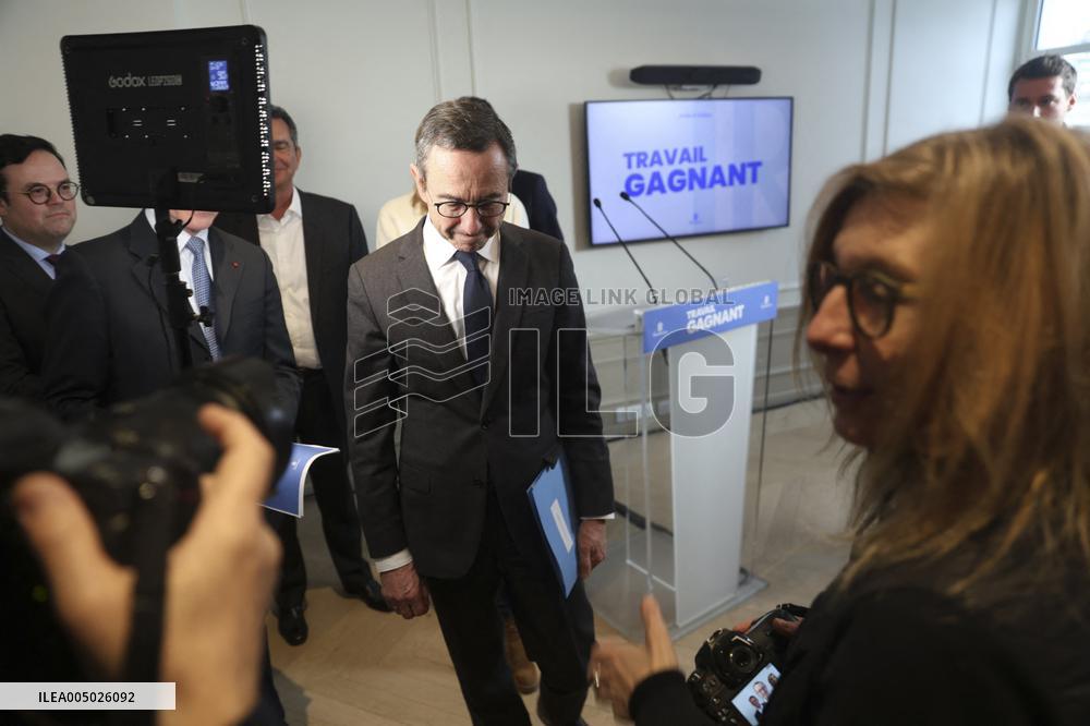 Bruno Retailleau Press Conference - Paris