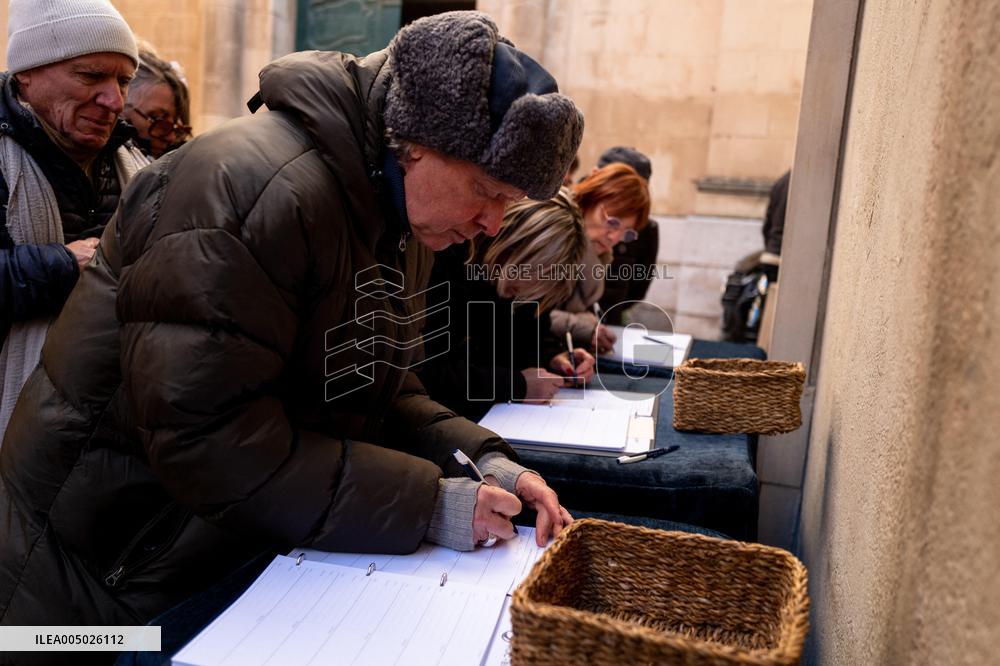 Brigitte Bardot Funeral - Saint-Tropez