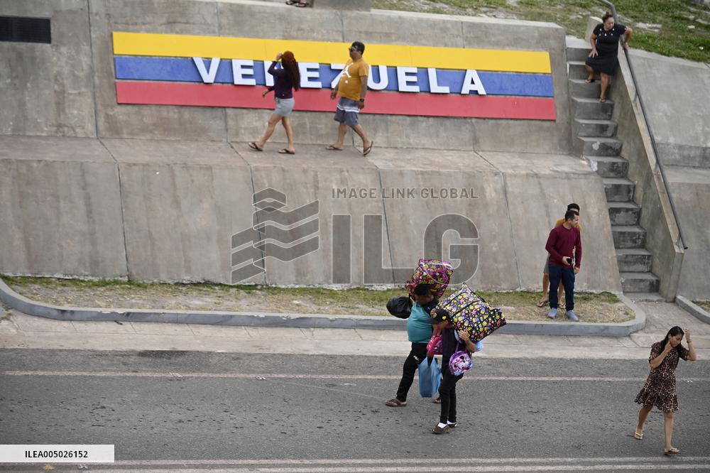 At The Border Between Venezuela and Brazil
