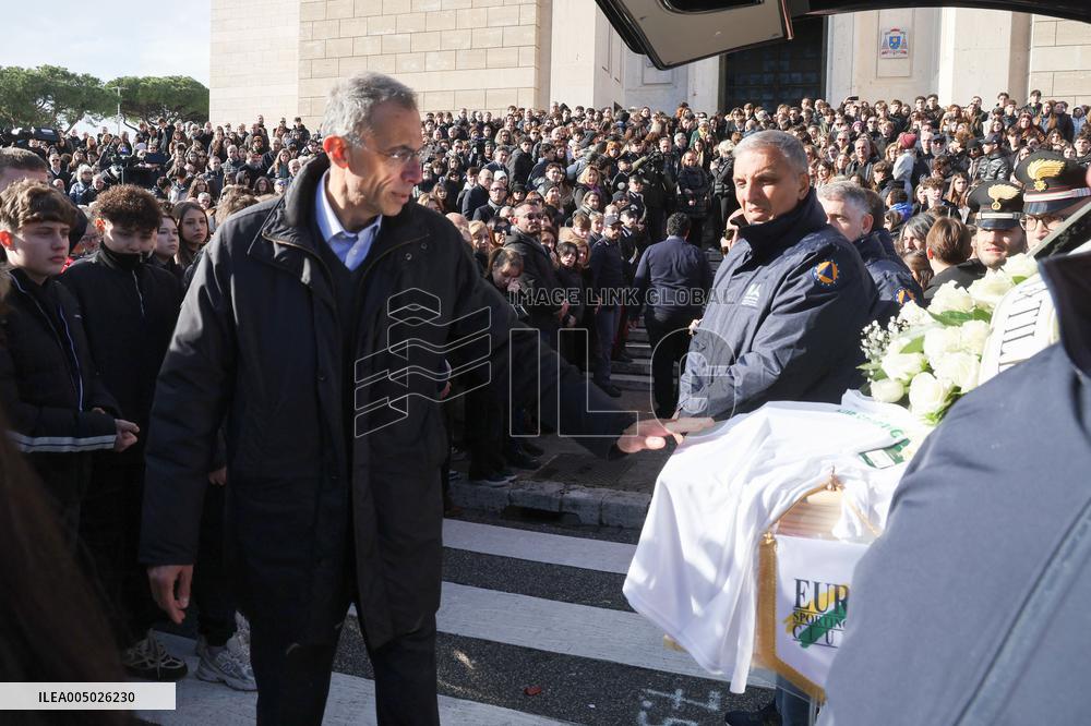 Crans Montana - Riccardo Minghetti's Funeral - Rome