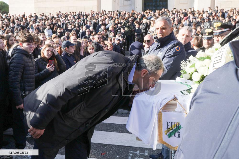 Crans Montana - Riccardo Minghetti's Funeral - Rome