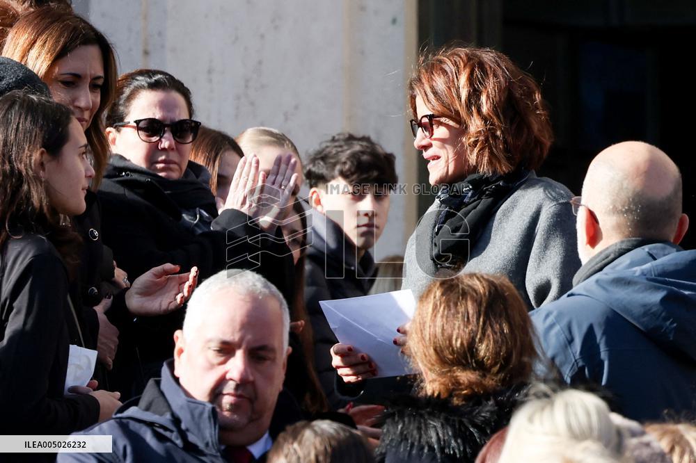 Crans Montana - Riccardo Minghetti's Funeral - Rome