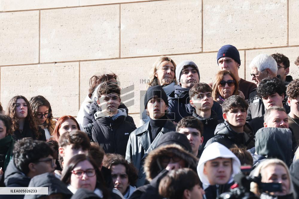 Crans Montana - Riccardo Minghetti's Funeral - Rome