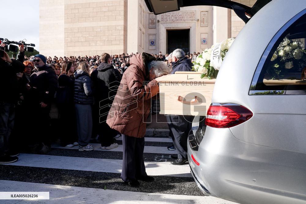 Crans Montana - Riccardo Minghetti's Funeral - Rome