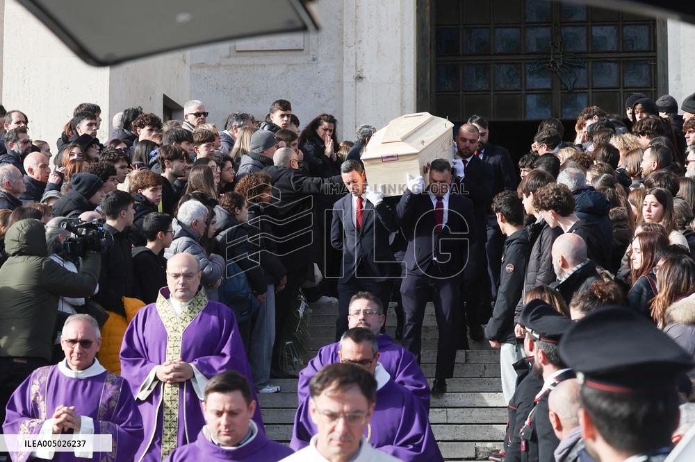 Crans Montana - Riccardo Minghetti's Funeral - Rome