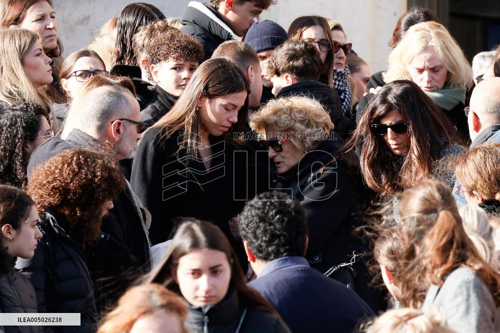 Crans Montana - Riccardo Minghetti's Funeral - Rome