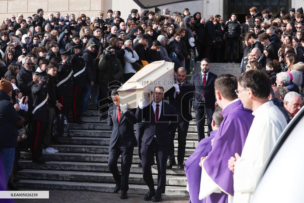 Crans Montana - Riccardo Minghetti's Funeral - Rome