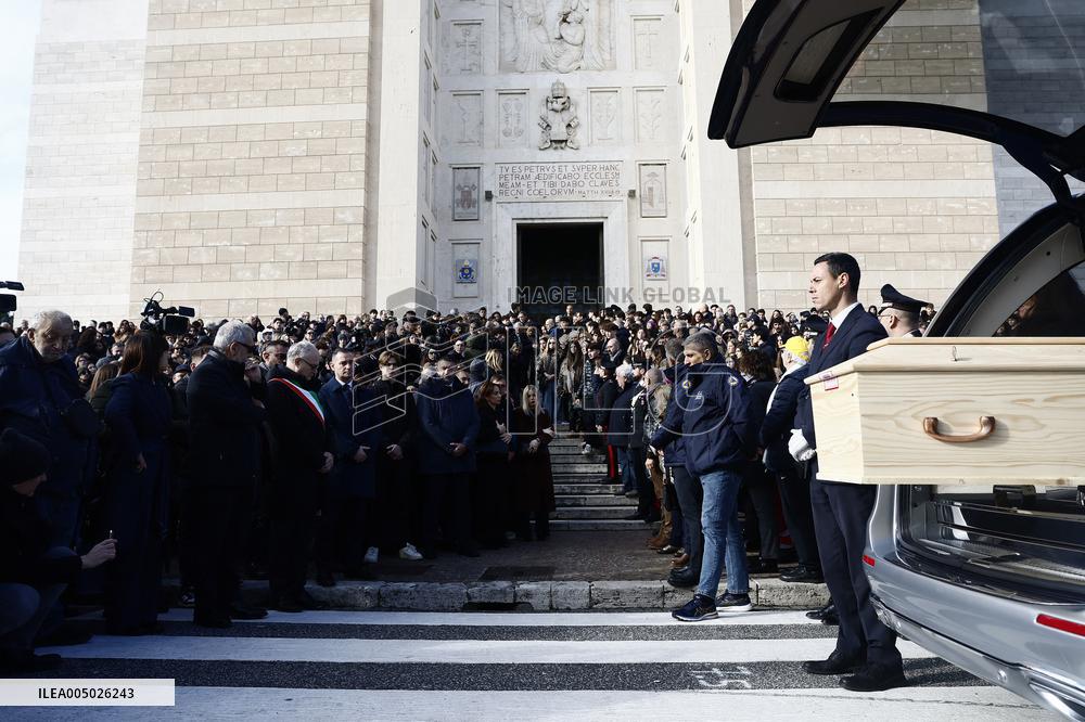 Crans Montana - Riccardo Minghetti's Funeral - Rom