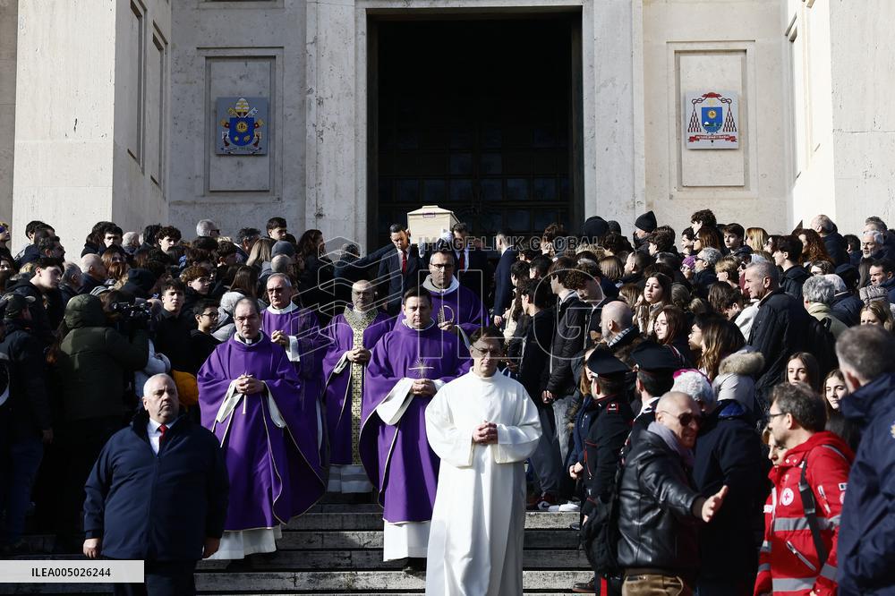 Crans Montana - Riccardo Minghetti's Funeral - Rom
