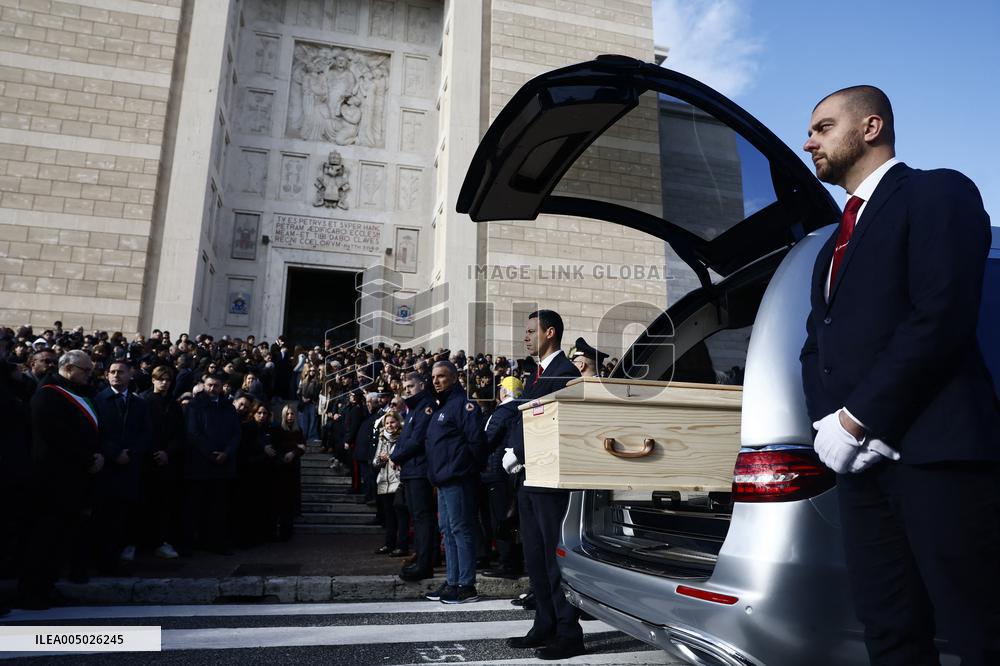 Crans Montana - Riccardo Minghetti's Funeral - Rom