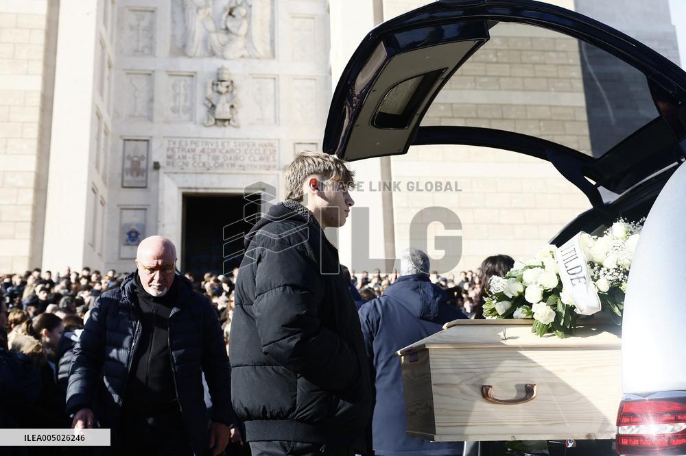 Crans Montana - Riccardo Minghetti's Funeral - Rom