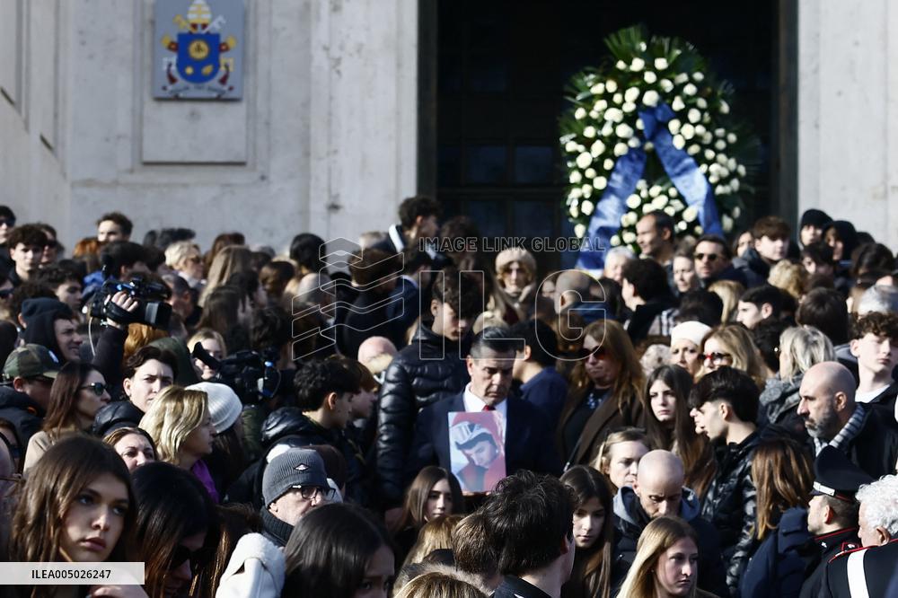 Crans Montana - Riccardo Minghetti's Funeral - Rom
