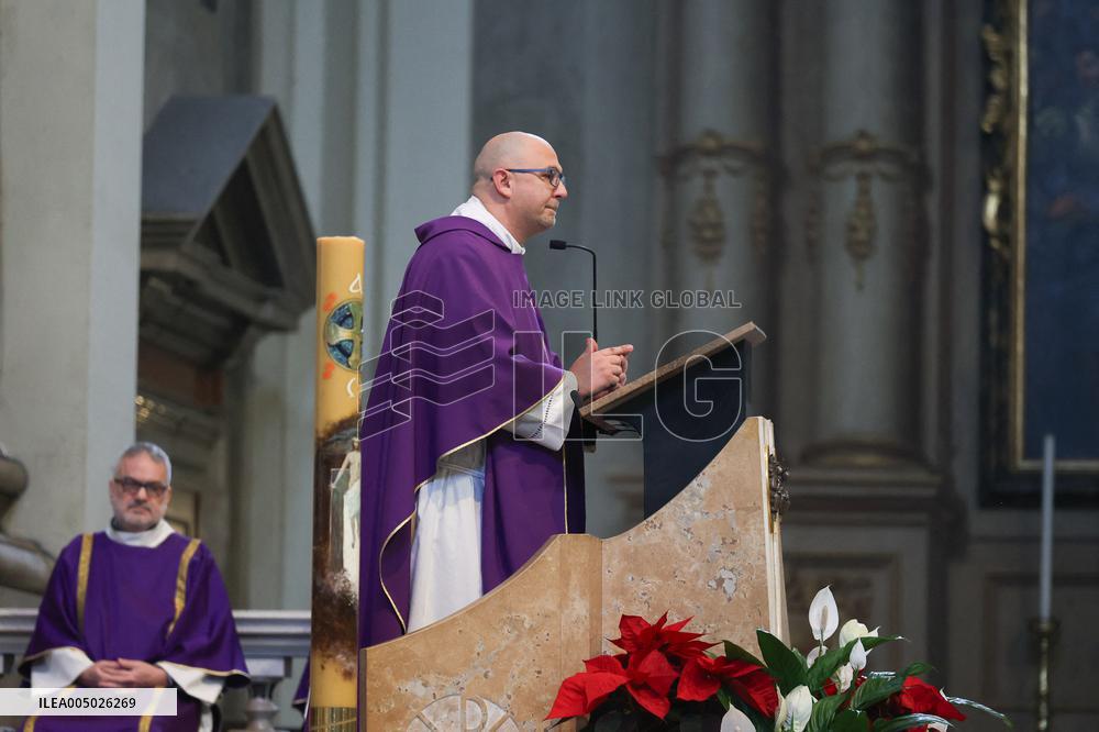 Crans Montana - Funeral of Giovanni Tamburi - Bologna